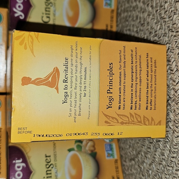 6 NEW Yogi Ginger Tea Boxes 16 ct each - Picture 4 of 5